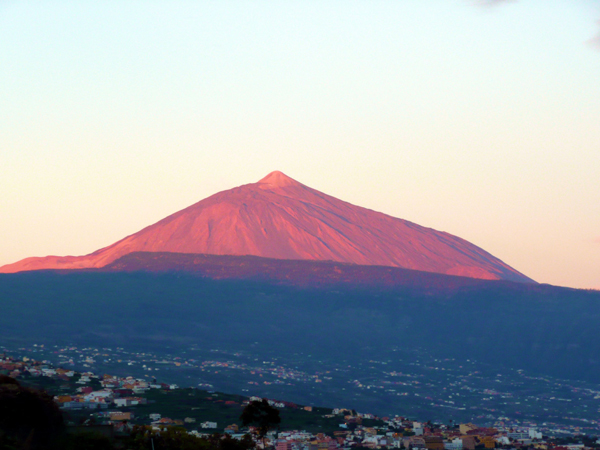 Blick auf Vulkan