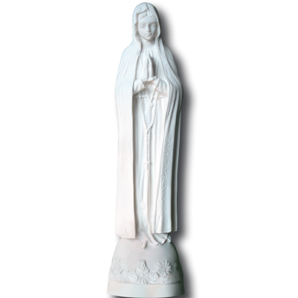 Marienfigur - Alabaster - ca. 24 cm