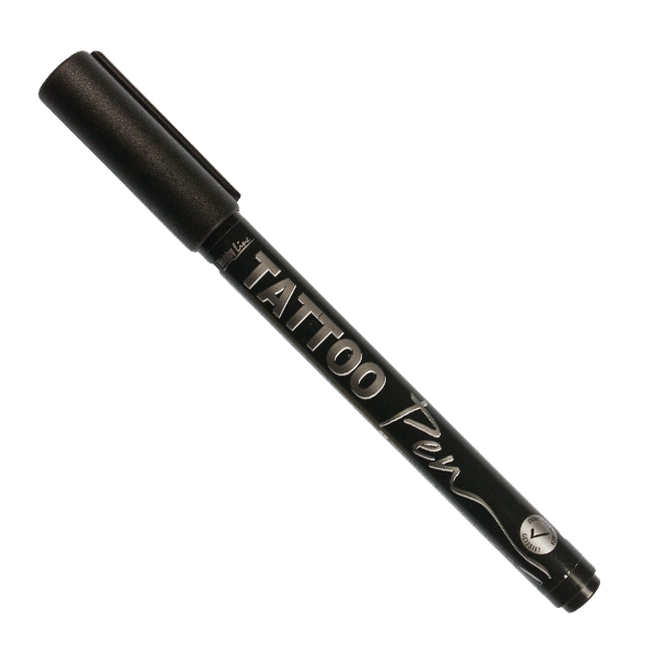 Tattoo-Stift - schwarz