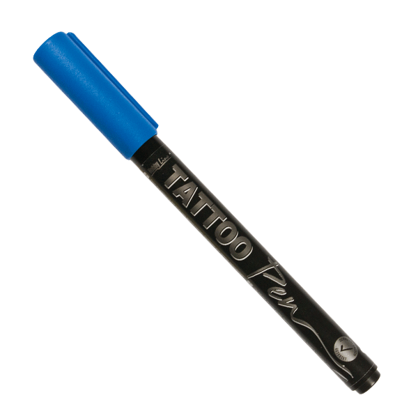 Tattoo-Stift - blau