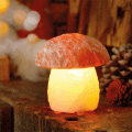 Beleuchteter Salzkristall-Pilz - inkl. Leuchtmittel