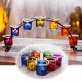 Kerzenhalter-Set »Chakra« 7 Stück in Ständer