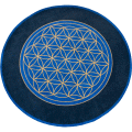 Teppich »Blume des Lebens« , blau NEU