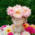 Pflanzbüste »Blumenkind«, klein, H 18 cm