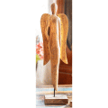 Engelskulptur 59 cm aus Mangoholz
