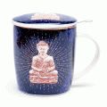 Set Teetasse »Kosmischer Buddha«, mit Sieb und Deckel