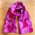 Sari-Filz-Schal pink »Feenzauber«