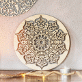 Holz-Mandala »Mandala der inneren Weisheit«, Ø 20 cm