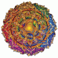 Magic Holzpuzzle 200 »Mandala des unerschöpflichen Reichtums«