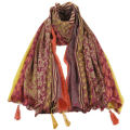 Cotton-Schal »Indian Summer«, ca. 100 × 180 cm