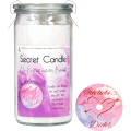 Secret-Candle »Ich liebe dich«, Pfirsich-Rosenblüte