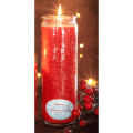 Big-Jumbo »Weihnachtszauber« Duftkerze im Glas, rot