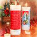 Kerze »Adventsbotschaft 2023« von Jeanne Ruland