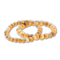 Palo Santo Armband Gr. S runde 6 mm-Perlen elastisch