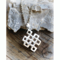 Silberanhänger »Mongolischer Knoten«