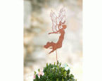 Edelrost-Pflanzenstecker »Aurelie« 35cm, Stab 60cm
