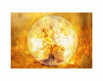 Leinwandbild »Lebensbaum mit Blume des Lebens«