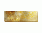 Leinwandbild »Golden Buddha Harmony«, 97 × 30 cm