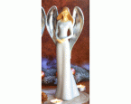 Engel der Anmut mit Silberflügeln - 32 cm