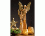 Holz-Engelfigur »Golden Star« 45 cm