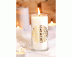 Magische Kerze »Blume des Lebens« Palmwachs