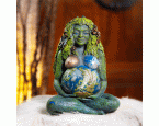 Millennial Gaia-Figur »Erdmutter«, handbemalt