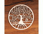 Holzform »Weltenbaum« aus Birkenholz, 18 cm