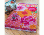 »Happiness« Wild Rose pink Strand- / Liegetuch, 100 × 180 cm