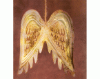 Goldene Dekohänger groß »Engelsflügel«