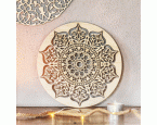 Holz-Mandala »Mandala der inneren Weisheit«, Ø 20 cm