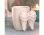 Keramik-Tasse mit Flügeln