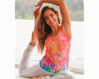 Yoga-Top Gr. L (42) Farbentanz