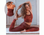Yoga-Leggings Gr. S (36/38) henna-rot »Shakti«