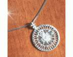 Silberanhänger »Kompass«