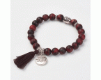 Buddha-Armband »Rotes Tigerauge« mit Quaste