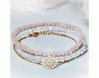 Edelstein-Armband-Set »Mandala des Glücks«, 3 Armbänder