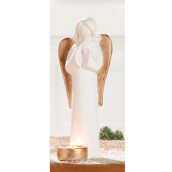 Engel-Teelichthalter – »Die Träumende«