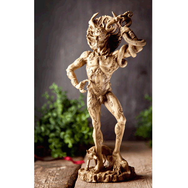 Figur »Cernunos« handbemalt 26cm