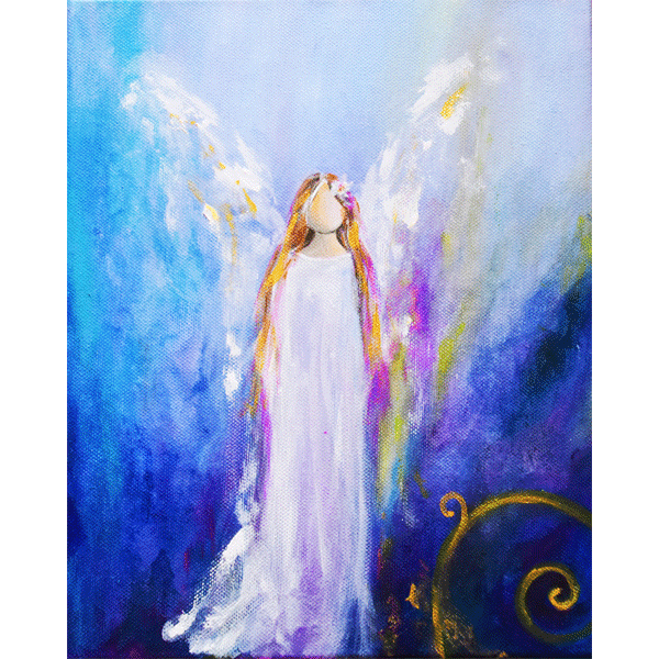 Leinwandbild »Engel der positiven Gedanken« 65x45cm