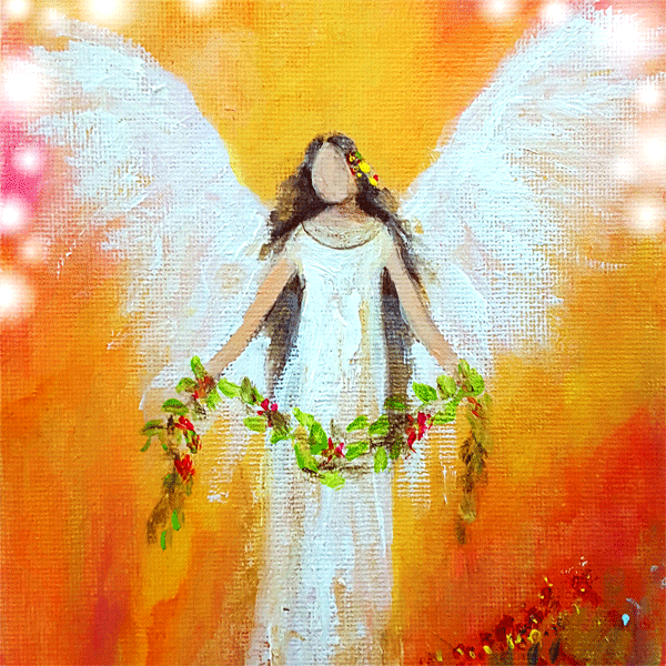 Leinwandbild »Engel der Gefühle« 45x45cm