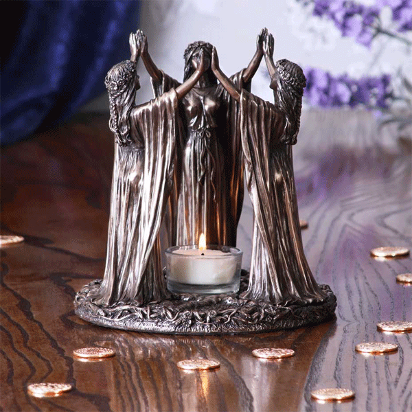 Teelichthalter »Wicca Zeremonie«, 17 cm