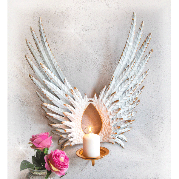 Prachtvoller Kerzenhalter »Angel Wings«