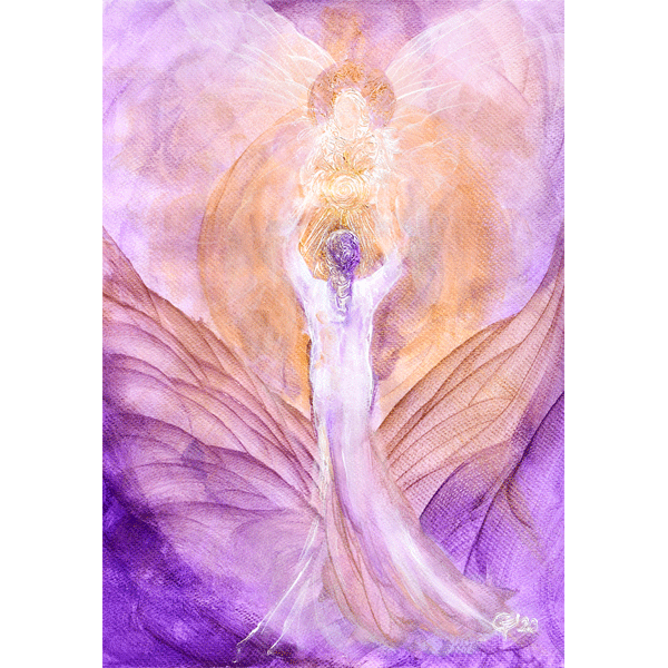 Leinwandbild »Engel der lichtvollen Erinnerung«, 45 × 65 cm