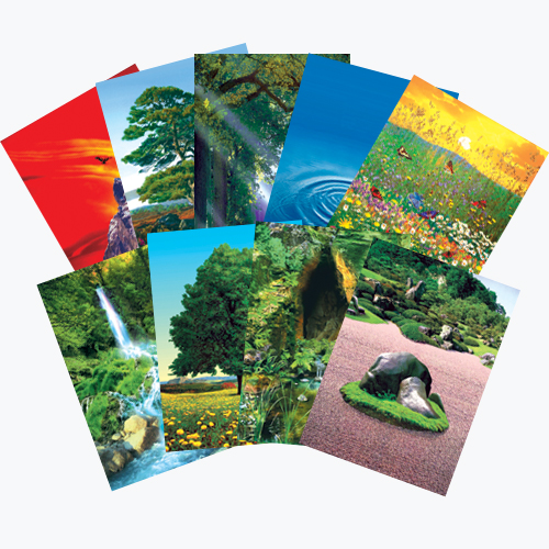 Postkarten-Set - Landschaften (9 Motive)
