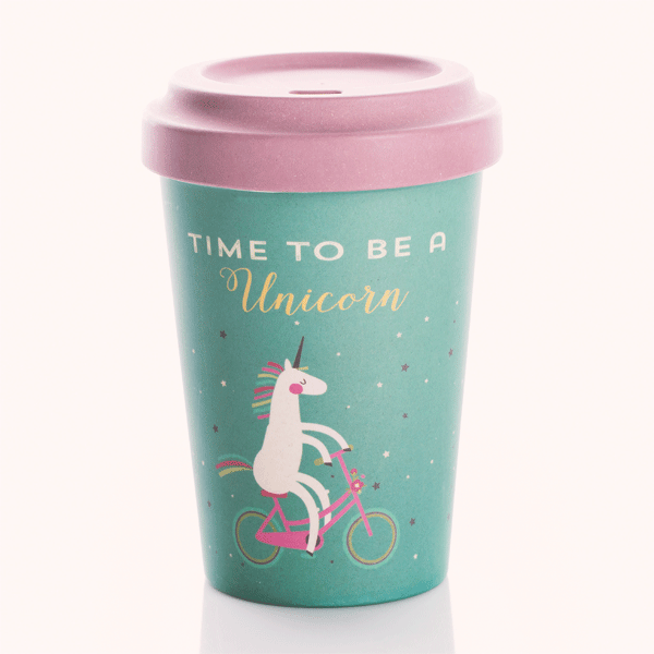BambooCup »Time to be a Unicorn«, To-Go-Becher