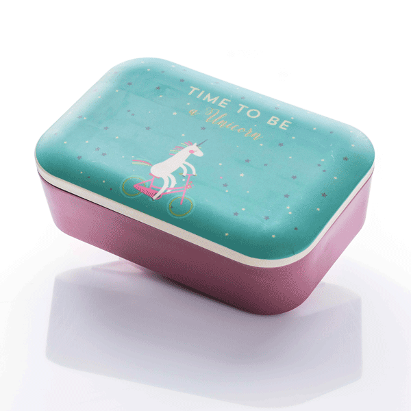Bamboo-Lunchbox »Time to be a Unicorn«