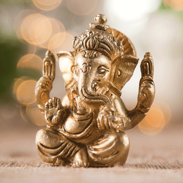Glücksbringer »Ganesha« 5cm, Messing