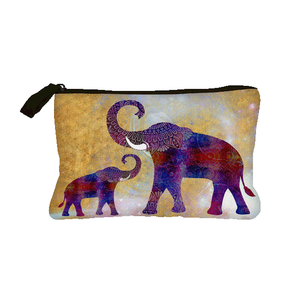 Zip-Täschchen »Elefanten«