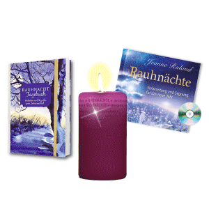 Geschenkset »Rauhnächte« aus Kerze, Tagebuch und CD