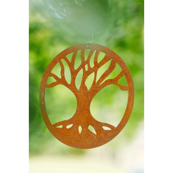 Edelrost-Hänger »Lebensbaum« - 20 cm